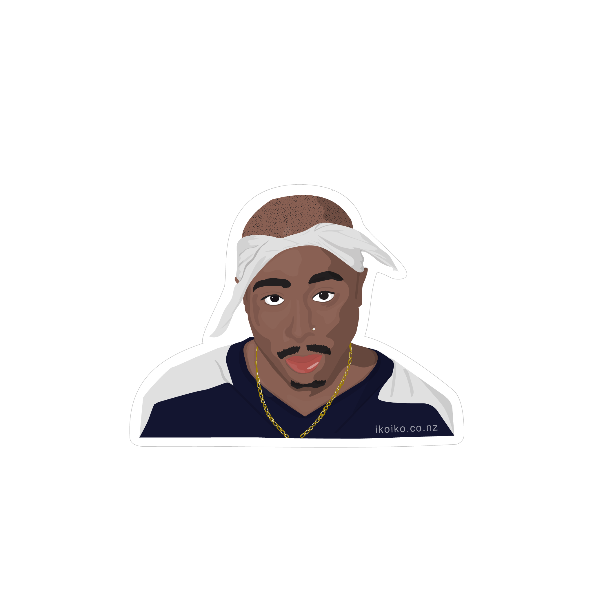 Iko Iko Fun Size Sticker Don Killuminati