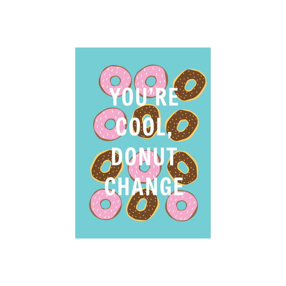 Iko Iko Pun Card Donut Change