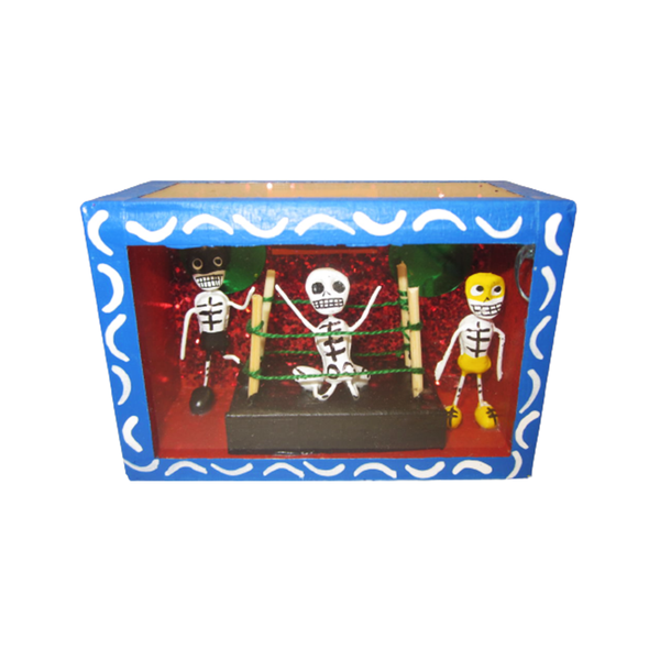 Mexican Day of the Dead Box Wrestling Match