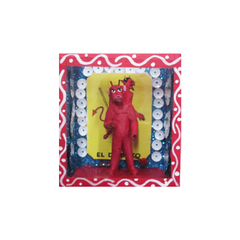 Rustico Mexico Day of the Dead Nicho Box Devil
