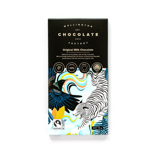 Wellington Chocolate Factory Organic Milk Bar 75g