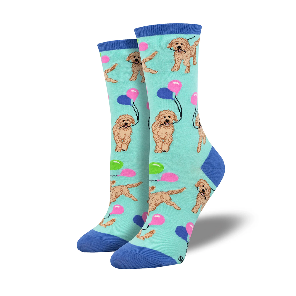 Socksmith Socks Women's Doodle Party Mint