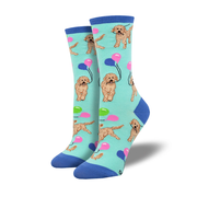Socksmith Socks Women's Doodle Party Mint