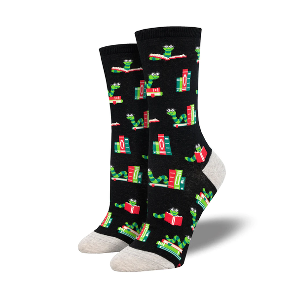 Socksmith Socks Women's Bookworm Black