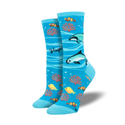 Socksmith Socks Women's Vaquita Dolphin Blue
