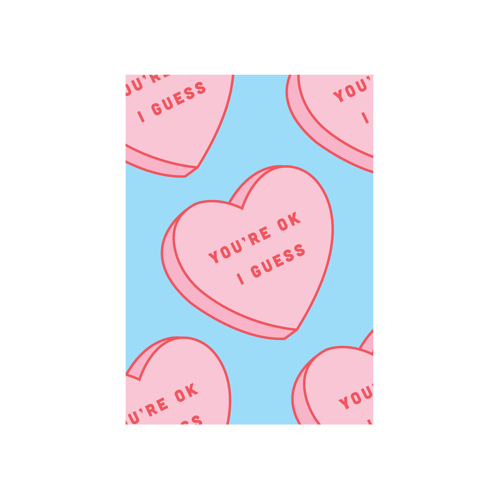 Iko Iko Pop Fun Valentines Card You're Okay
