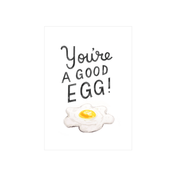 Steer Illustrations x Iko Iko Card You're a Good Egg