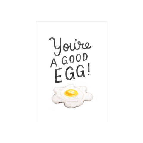 Steer Illustrations x Iko Iko Card You're a Good Egg