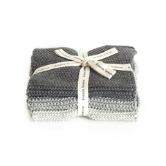 Bianca Lorenne Washers Lavette Set of 3 Grey