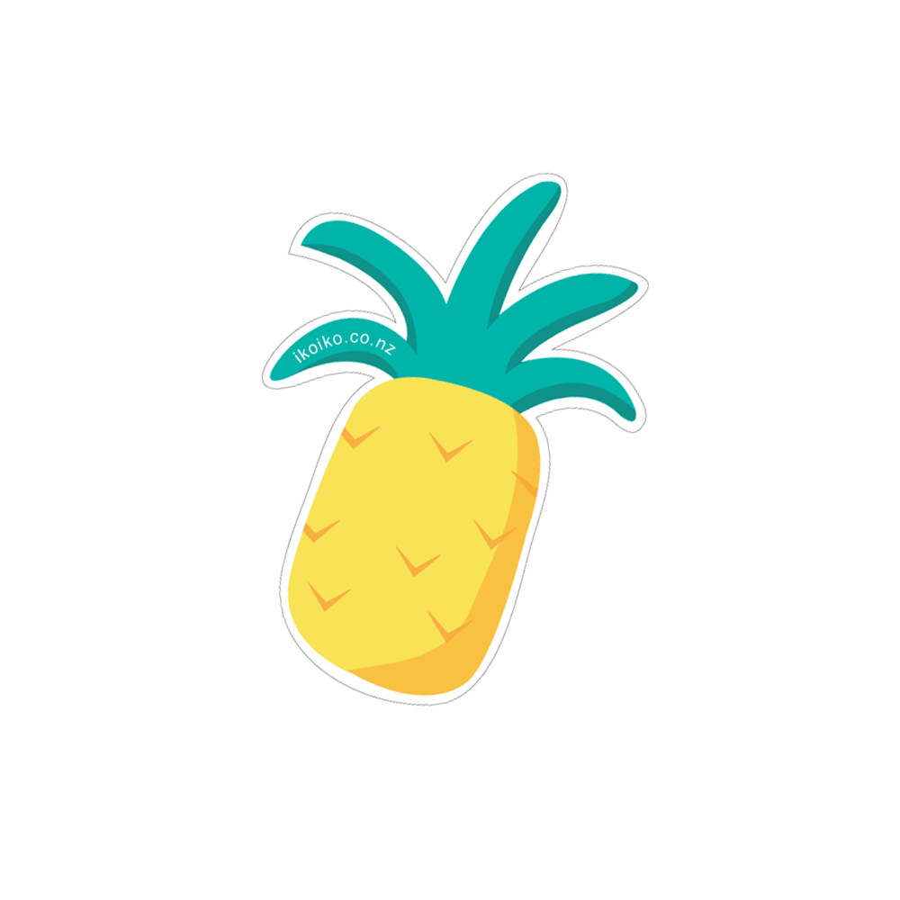 Iko Iko Fun Size Sticker Pineapple
