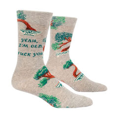 Blue Q Men's Socks Yeah I'm Old