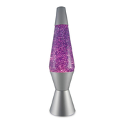 Diamond Glitter Lamp Silver Purple