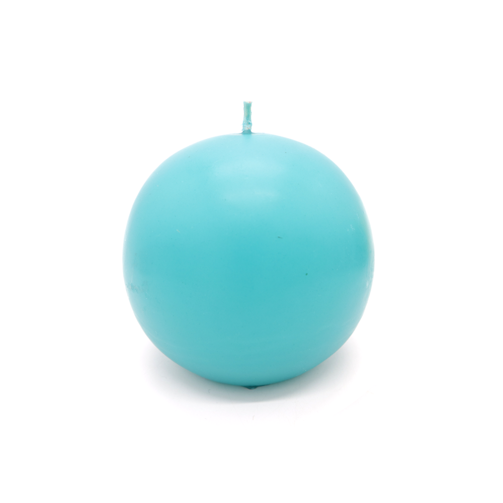 Ball Candle Large Turquoise