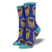 Socksmith Socks Long Neck Love Blue Women's
