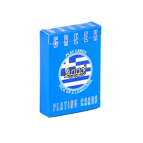 Lingo Greek Slang Playing Cards