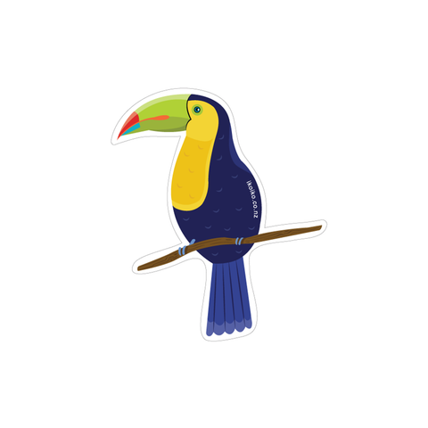 Iko Iko Fun Size Sticker Toucan