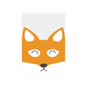 Iko Iko Kid's Animal Card Fox