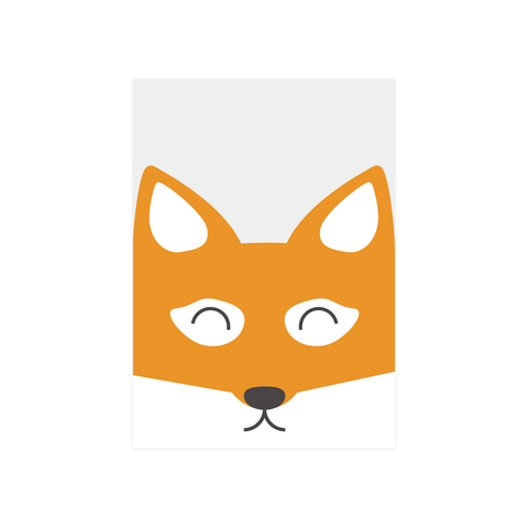 Iko Iko Kid's Animal Card Fox