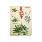 Cavallini Mini Notebook Succulents Grid
