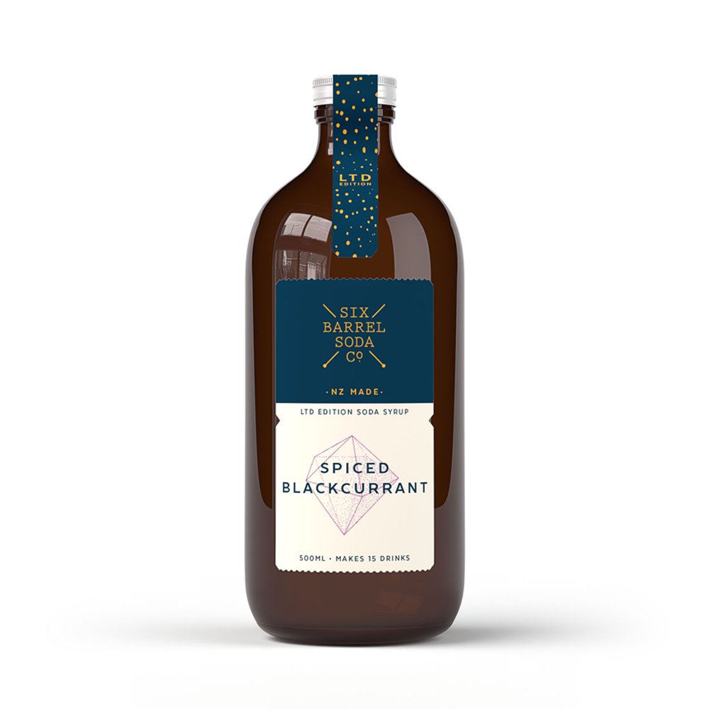 Six Barrel Soda Seasonal Limited Edition Spiced Blackcurrant