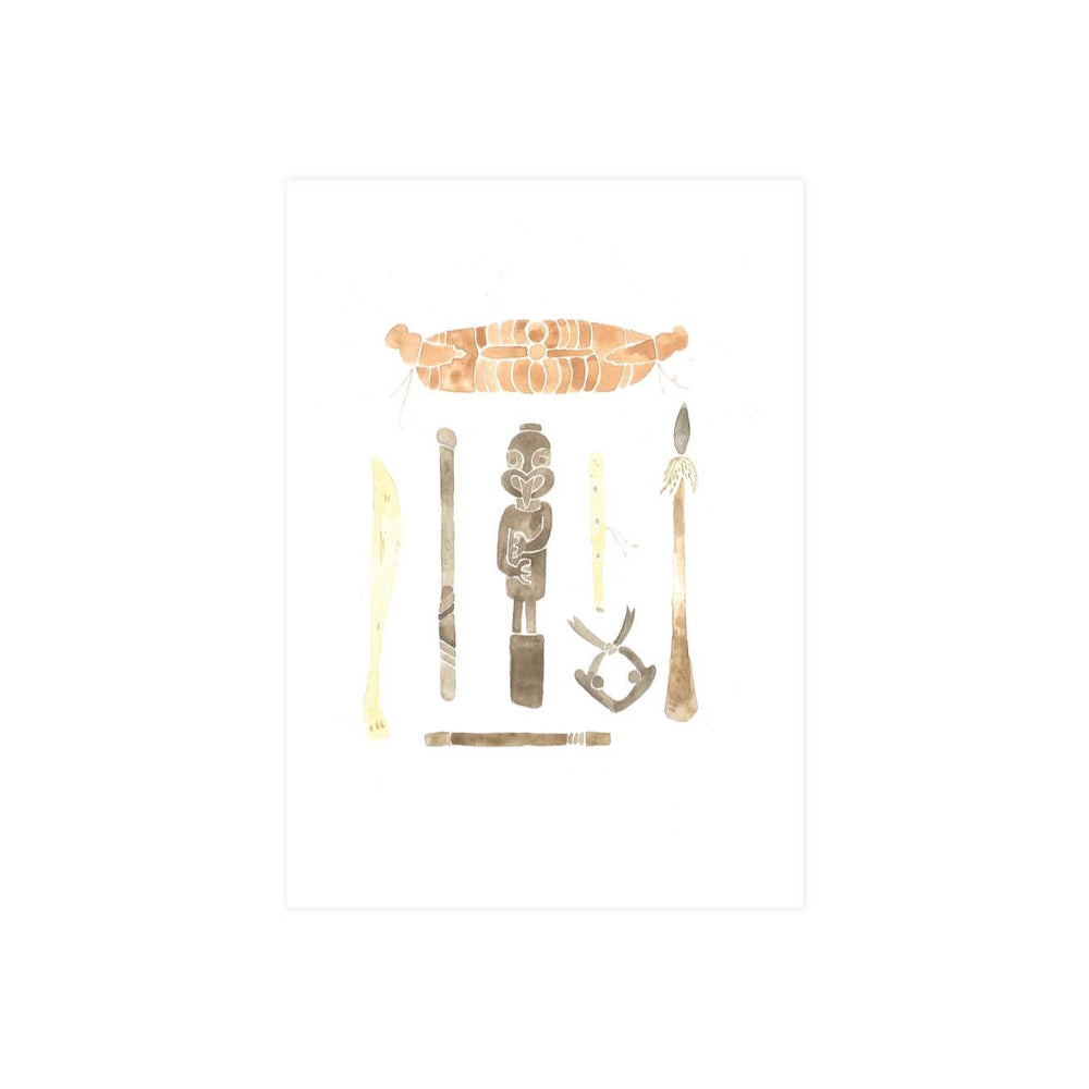 Steer Illustrations X Iko Iko Card Lithograph DC