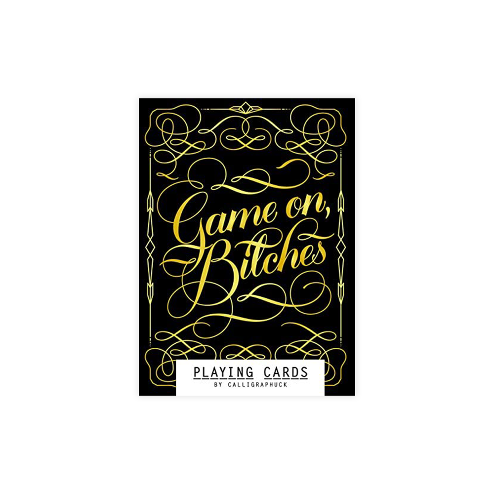 Game on Bitches Playing Cards