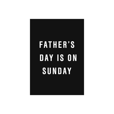 Iko Iko Father's Day Card Sunday DC