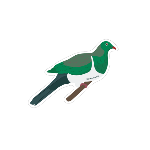 Iko Iko Fun Size Sticker Kererū