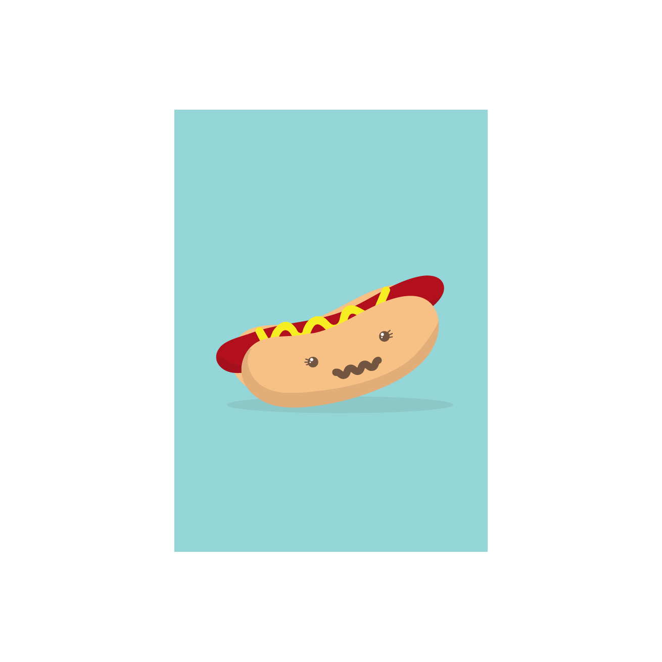 Iko Iko Cutie 2 Card Hot Dog DC