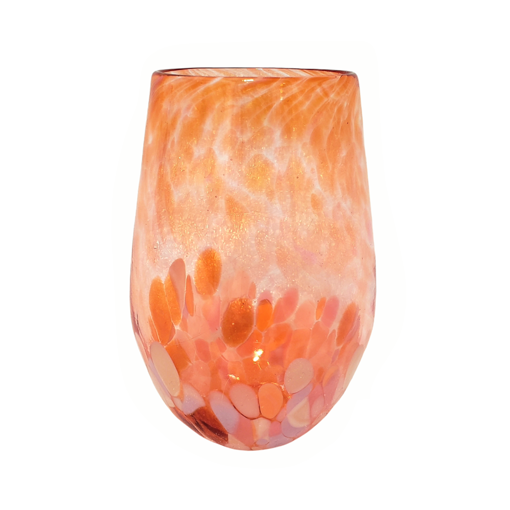 Amokura Stemless Wine Glass Coral