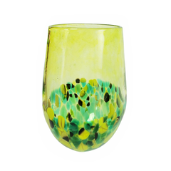 Amokura Stemless Wine Glass Green