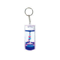 Liquid Colour Timer Keyring Assorted