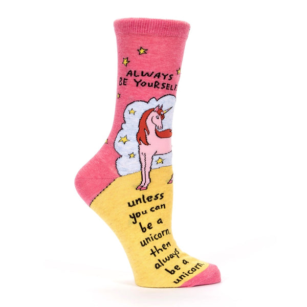 Blue Q Women's Socks Always Be A Unicorn