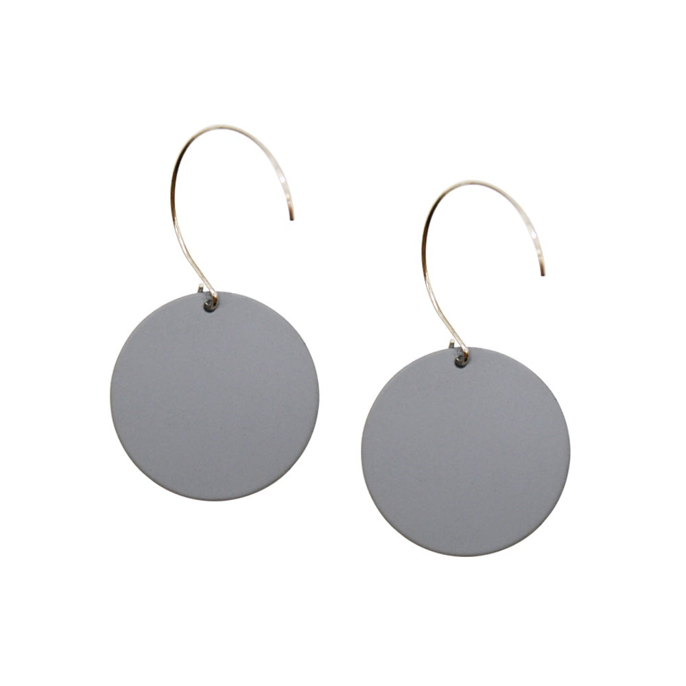 Penny Foggo Earrings Small Spot Grey