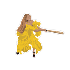 Iko Iko Fun Size Sticker Bey Bat