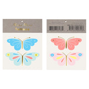 Meri Meri Tattoos Neon Butterfly