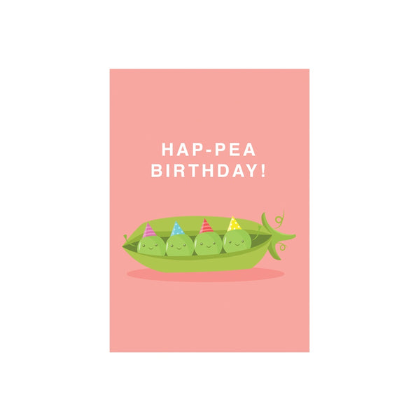 Iko Iko Cutie Food Pun Card Pea