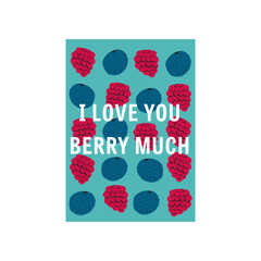 Iko Iko Fruit Pun Card Berry Much