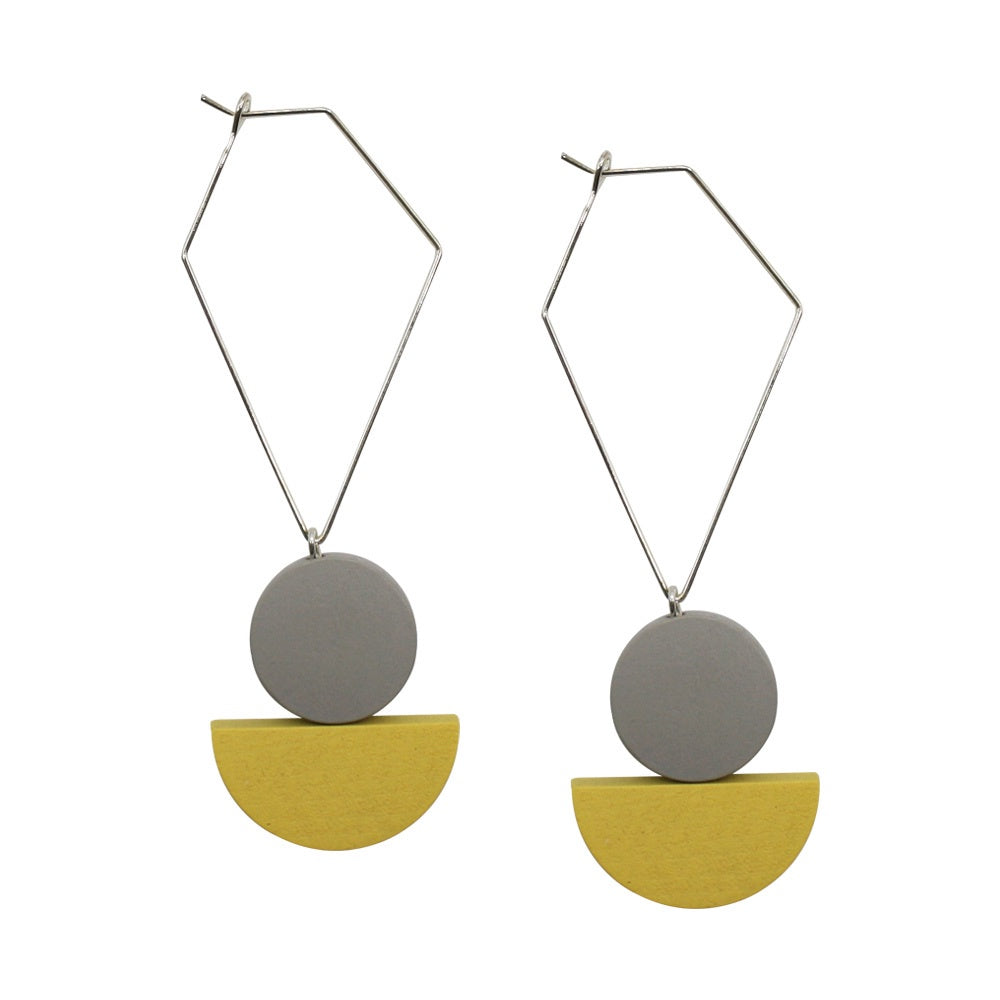 Penny Foggo Earrings Wood Drops Lemmon