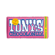Tony's Chocolonely 180g White Chocolate Raspberry Popping Candy