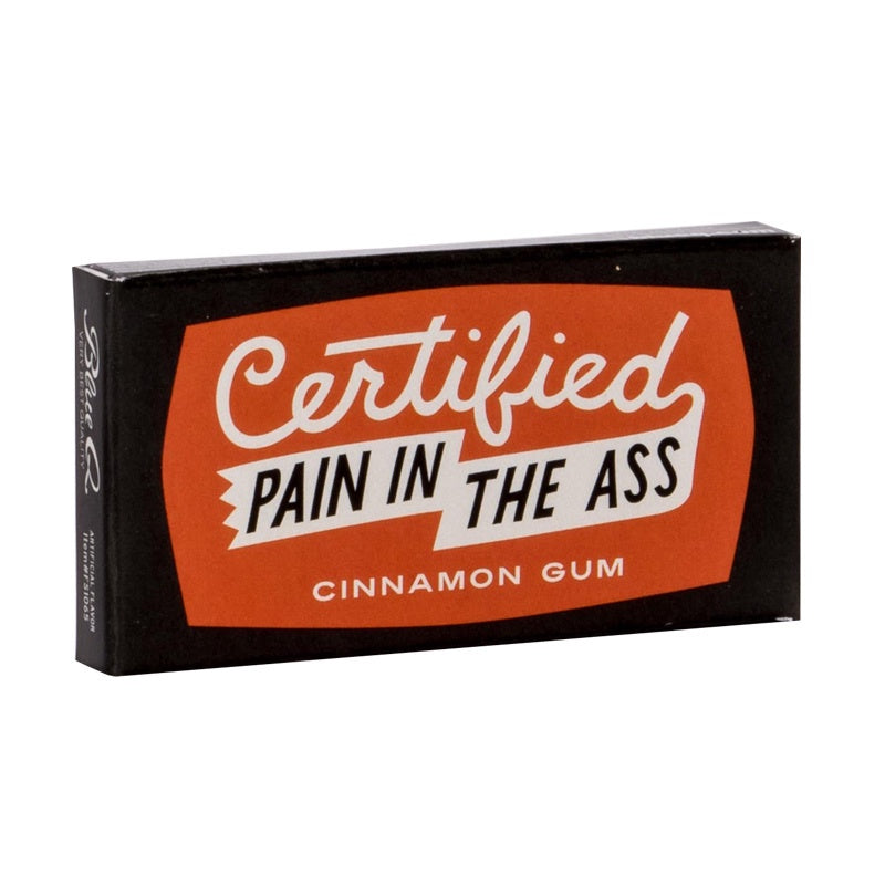 Blue Q Chewing Gum Certified Pain In the Ass
