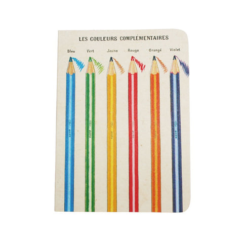 Cavallini Note Mini Notebook Colour Wheel Grid