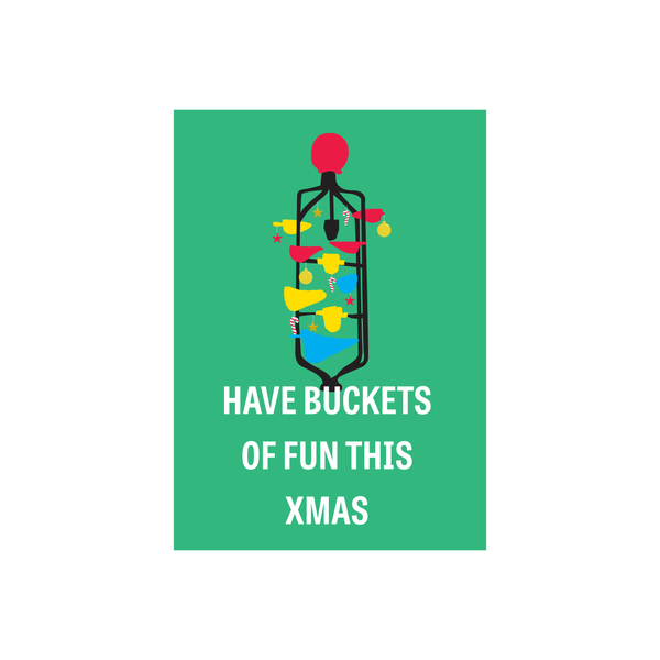 Iko Iko Christmas Card Buckets