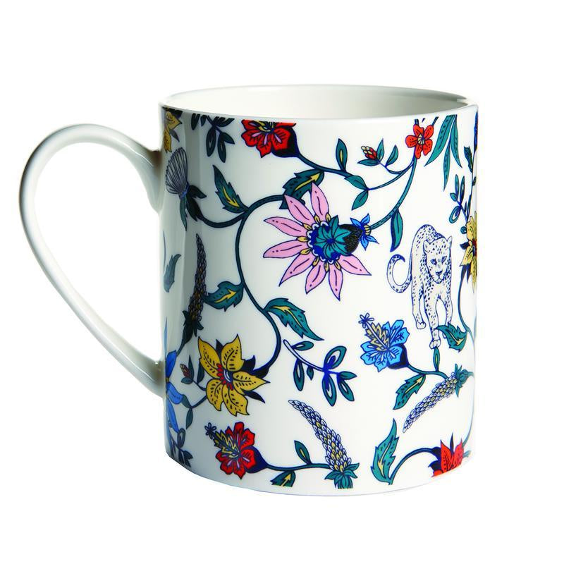 Nel Lusso Botswana Botanical Mug White