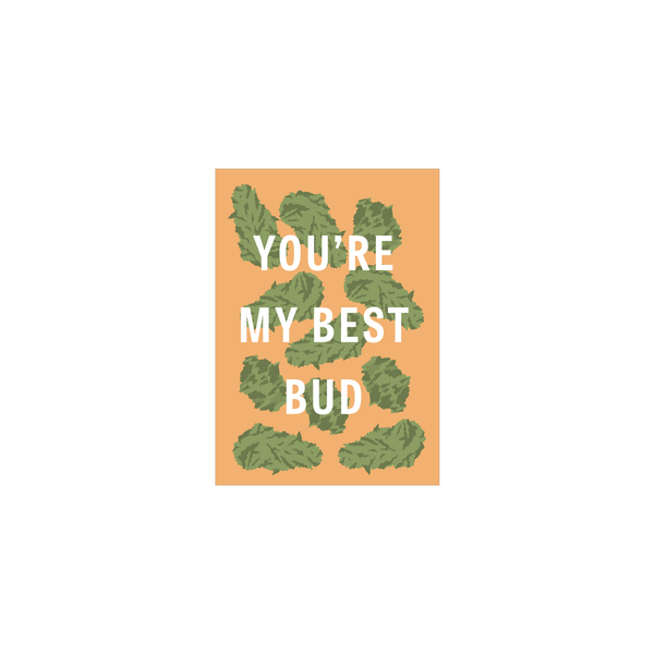 Iko Iko Mini Card Pun Best Bud