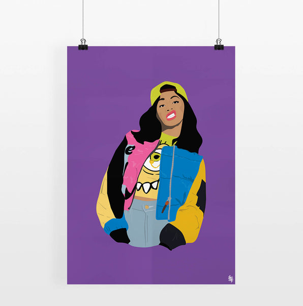 Iko Iko A2 Pop Culture Poster Butterflies