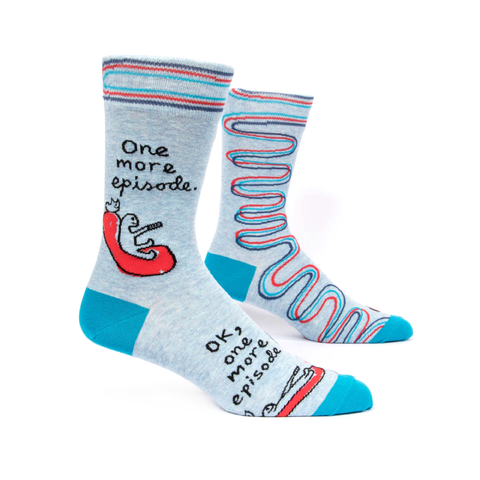Blue Q Men's Socks One More Episode