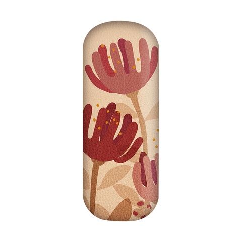 100% NZ  Glasses Case Raw Pōhutukawa