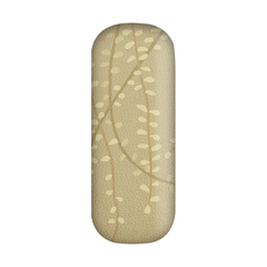 100% NZ  Glasses Case Raw Kōwhai