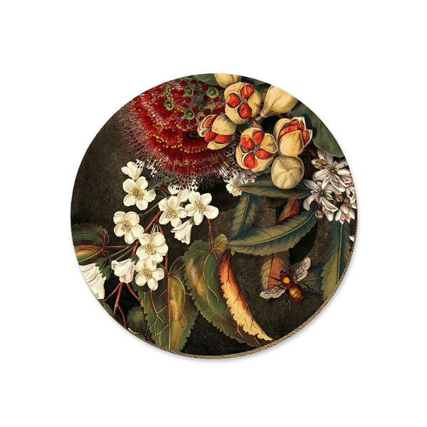 Wolfkamp & Stone Kohekohe Pods & Flowers Coaster